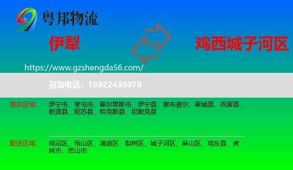 伊犁到城子河区物流专线