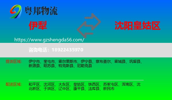 伊犁到皇姑区物流专线