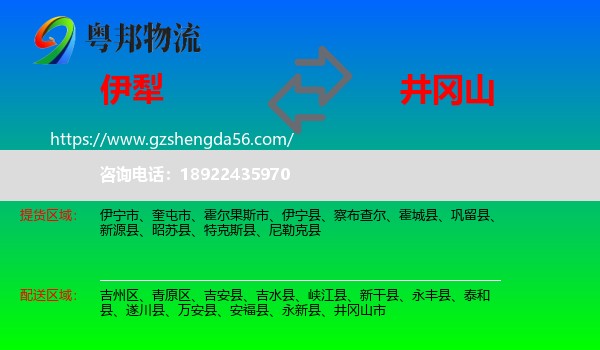 伊犁到井冈山市物流专线