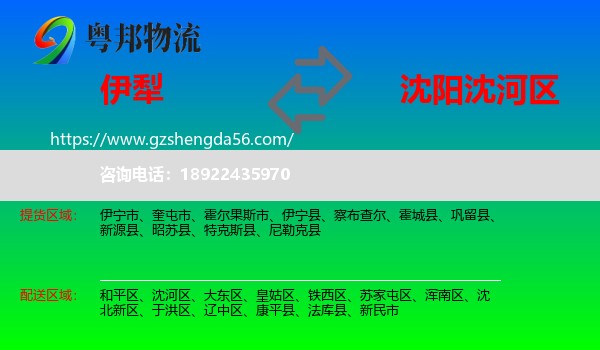 伊犁到沈河区物流专线