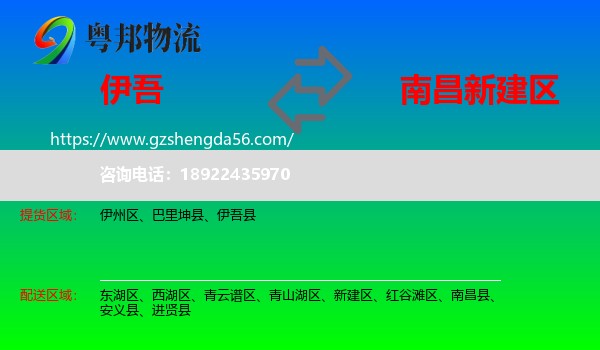 伊吾县到新建区物流专线