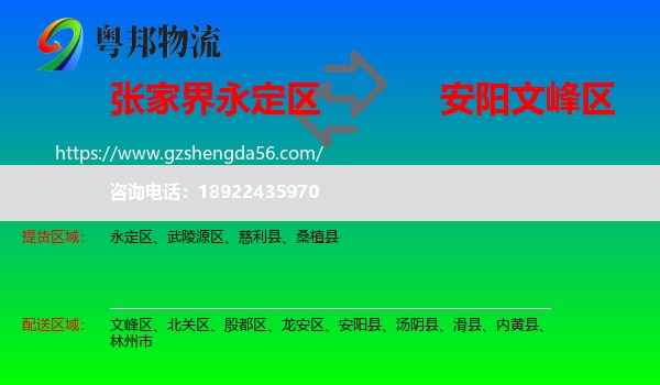 永定区到文峰区物流专线