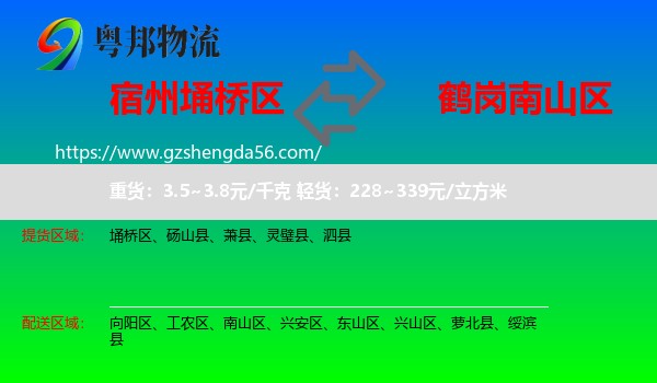 埇桥区到南山区物流专线