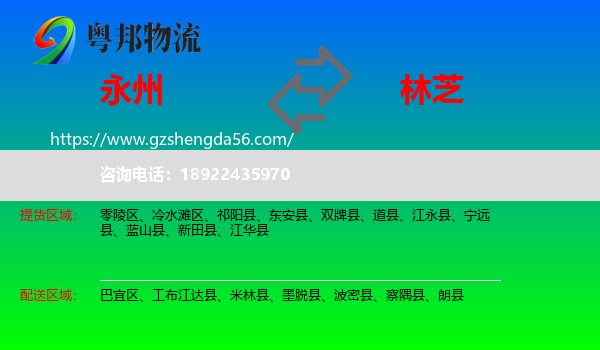 永州到林芝物流