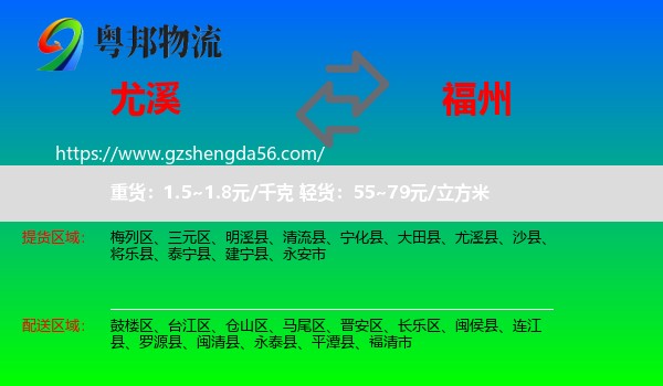 尤溪县到福州专线