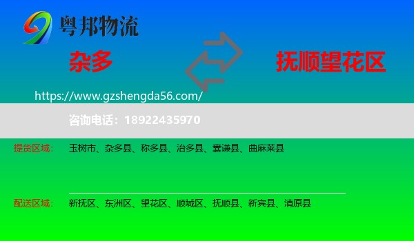 杂多县到望花区物流专线