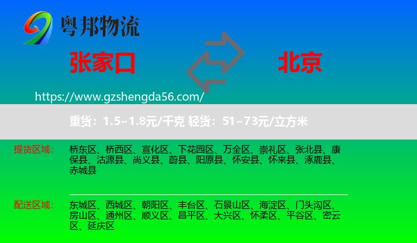 张家口到北京专线