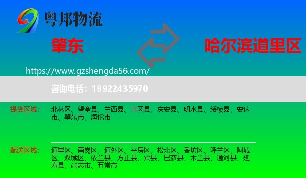 肇东市到道里区物流专线