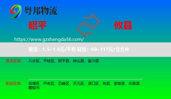 昭平县到攸县物流专线