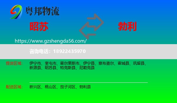 昭苏县到勃利县物流专线