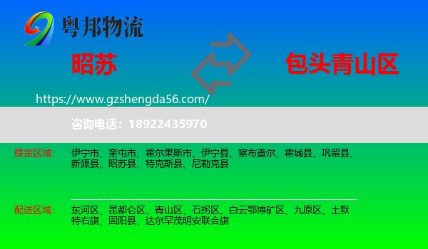 昭苏县到青山区物流专线