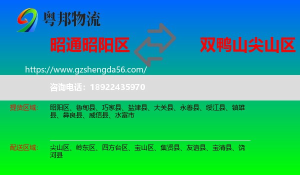 昭阳区到尖山区物流专线