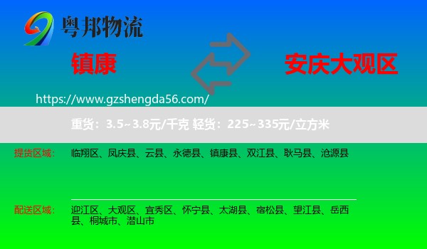 镇康县到大观区物流专线