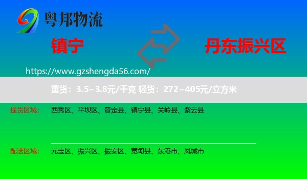 镇宁县到振兴区物流专线
