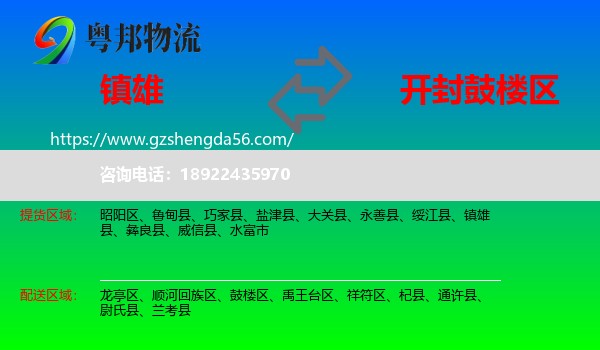 镇雄县到鼓楼区物流专线