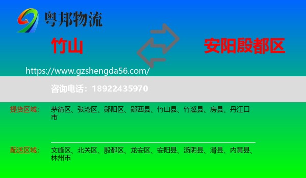 竹山县到殷都区物流专线