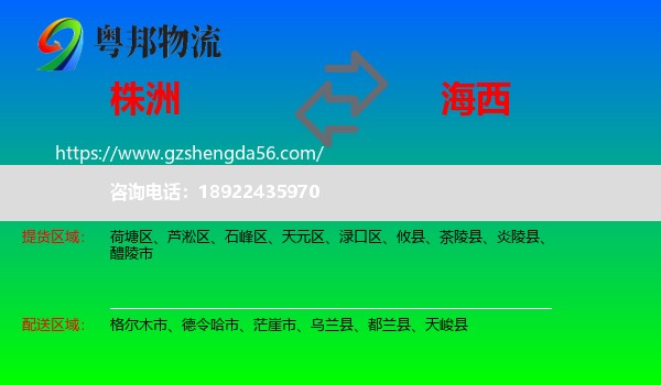株洲到海西物流